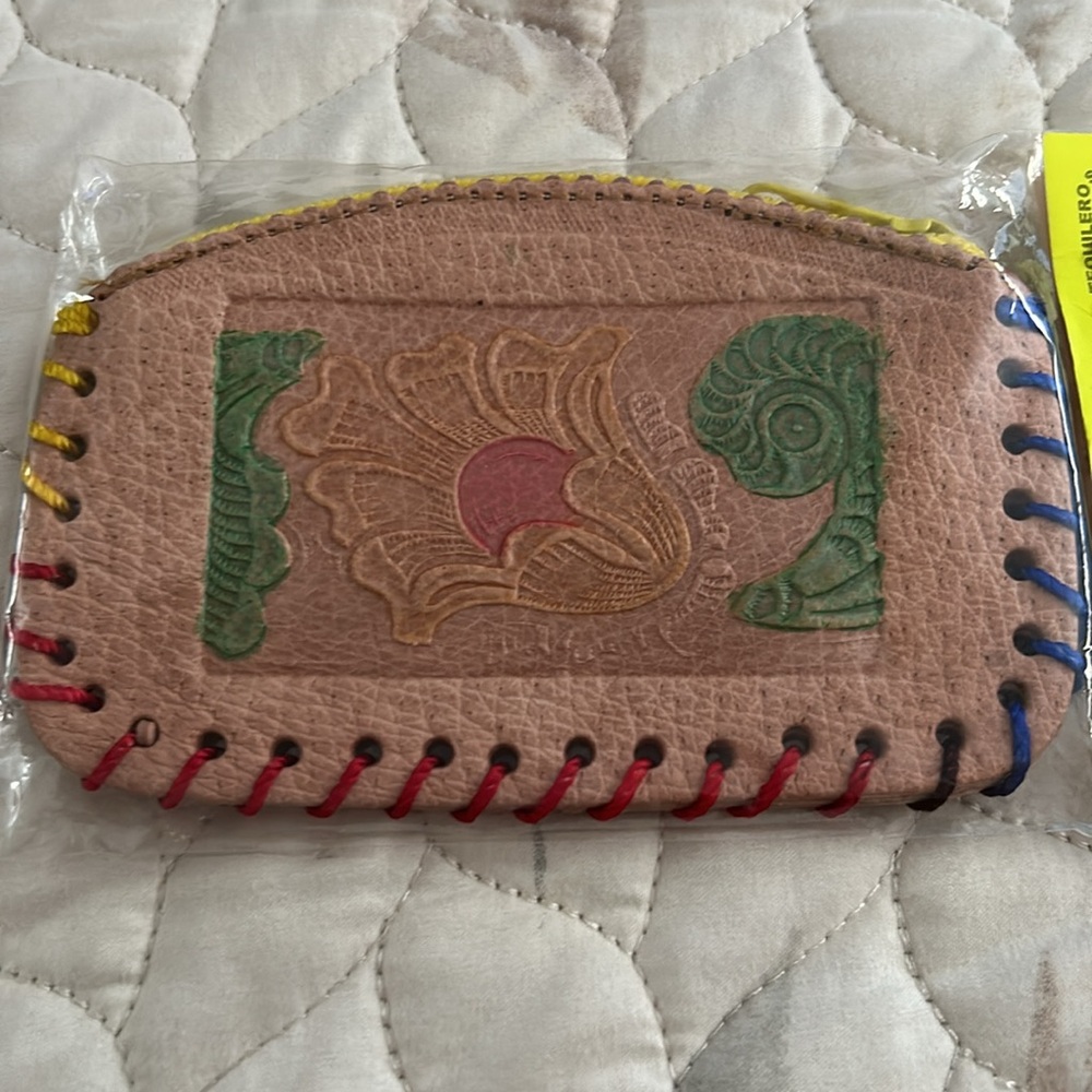 Leather Mexico Los Cabos Coin Wallet